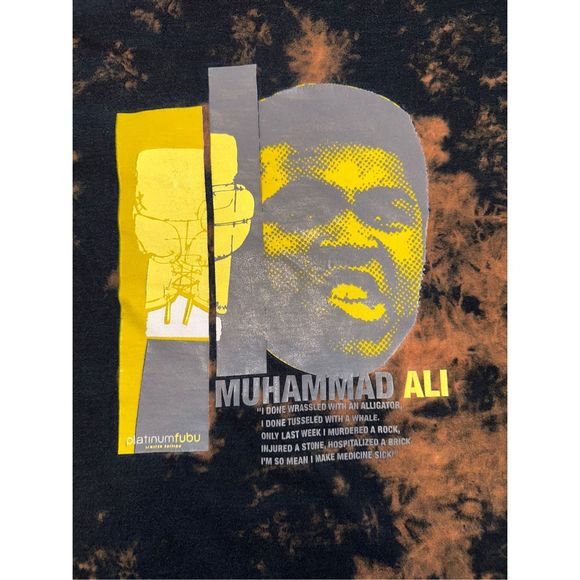 Muhammad Ali Platinum FUBU Bleached Tee - Picture 2 of 4